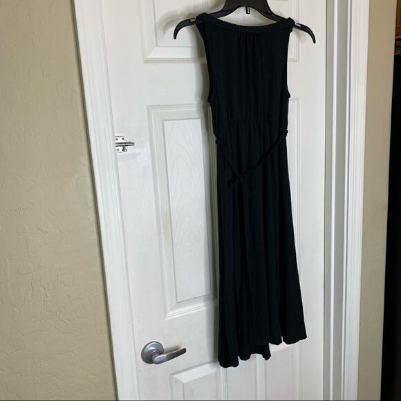 Liz Lange Maternity Black Dress Tie Back Size Extra Small - Picture 10 of 10